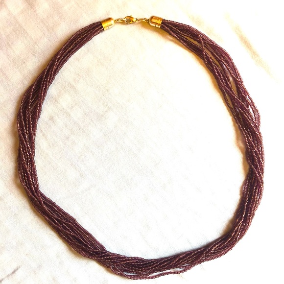 Venetian purple murano glass beads - Picture 5 of 5